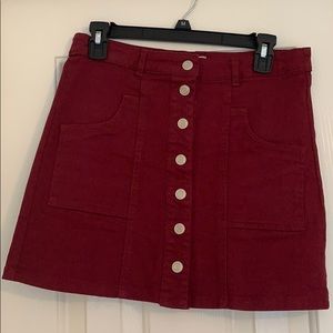 Maroon Alter’d State Skirt